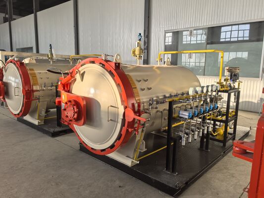 Электронная промышленность Область Гидравлические открытые двери Стекловолоконные автоклавы для производства композитных изделий