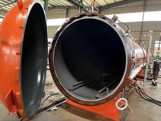 Автоклав из углеродного волокна Автоматический композитный автоклав Композитные компоненты Продукты для отверждения фитингов из углеродного волокна
