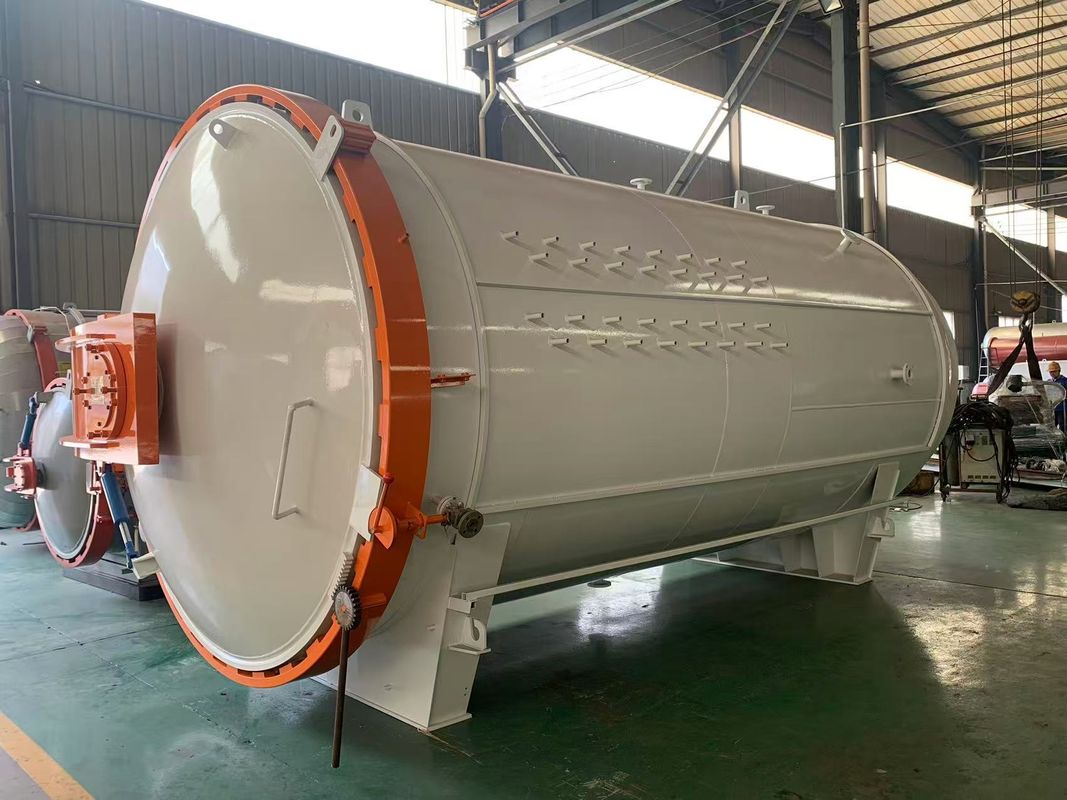 Сертификат CE ASME для автоклава для отверждения композитных материалов, автозапчастей, таких как капот, для автомобилей, автоклав высокого давления